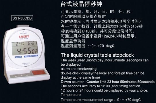 點擊查看詳細信息<br>標題：SST-3LCDB臺式液晶停秒鐘 閱讀次數(shù)：2454