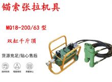 點(diǎn)擊查看詳細(xì)信息<br>標(biāo)題：風(fēng)動張拉機(jī)具 MQ18-200-63型 配雙缸千斤頂 礦用錨索張拉機(jī)具 閱讀次數(shù)：360